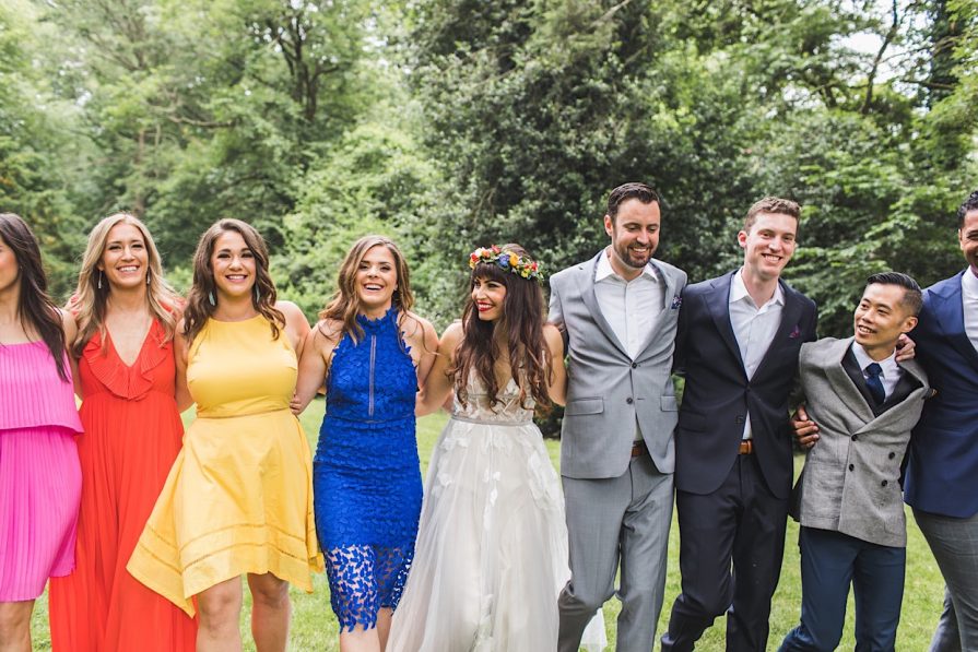 wedding party, Philadelphia