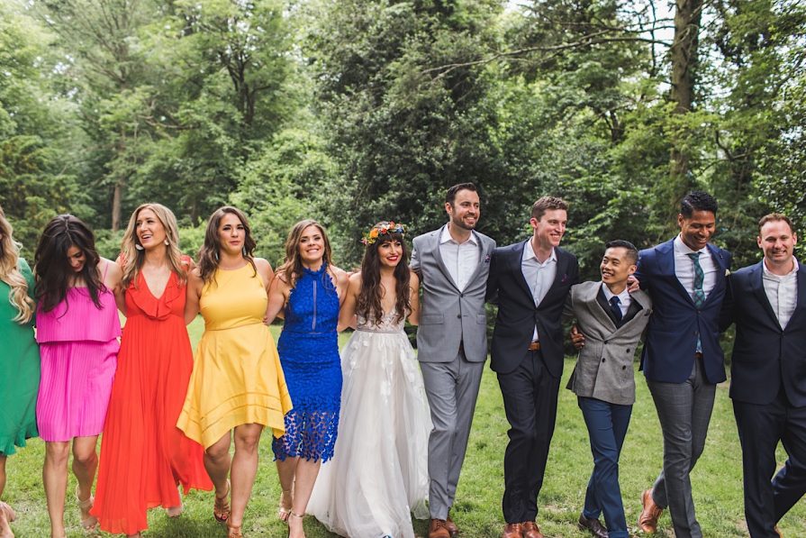 wedding party, Philadelphia
