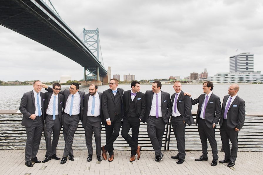 Race Street Pier wedding, photography