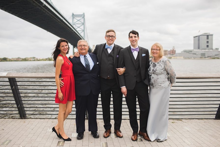 Race Street Pier wedding, photography