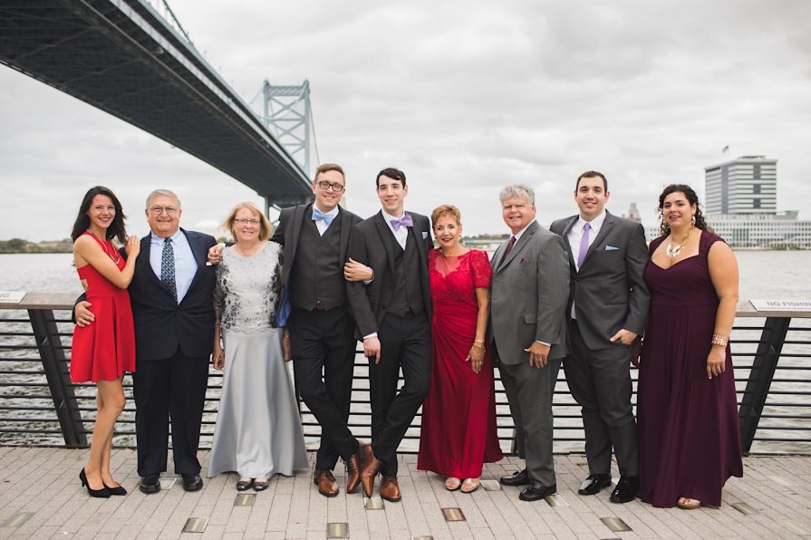Race Street Pier wedding, photography