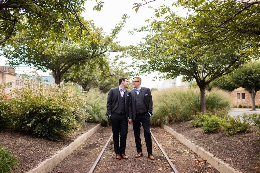 LGBTQ Philadelphia wedding, Old City