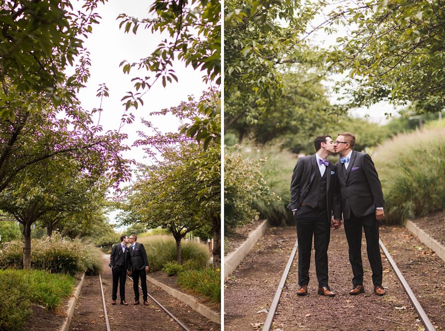 LGBTQ Philadelphia wedding, Old City