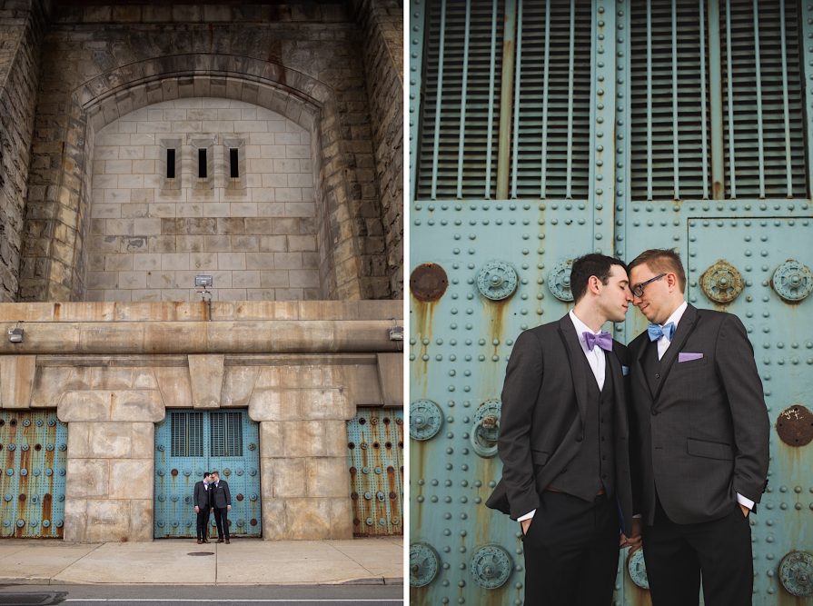 LGBTQ Philadelphia wedding, Old City
