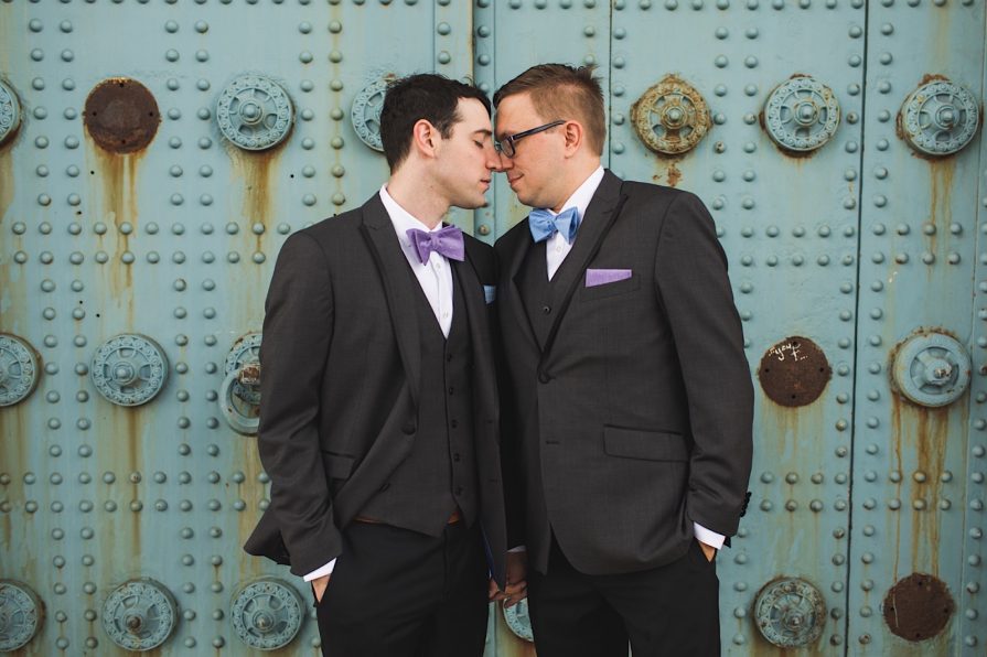 LGBTQ Philadelphia wedding, Old City