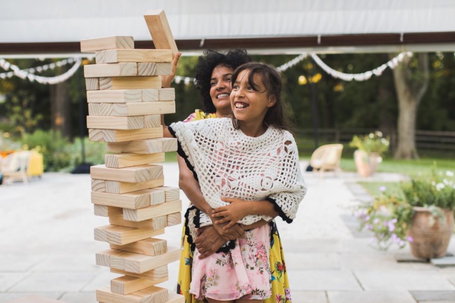 oversized, Jenga, wedding