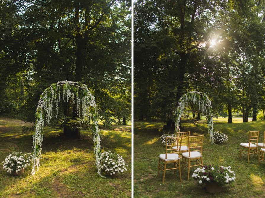 intimate backyard wedding, Philadelphia