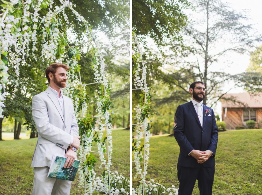 intimate backyard wedding, Philadelphia