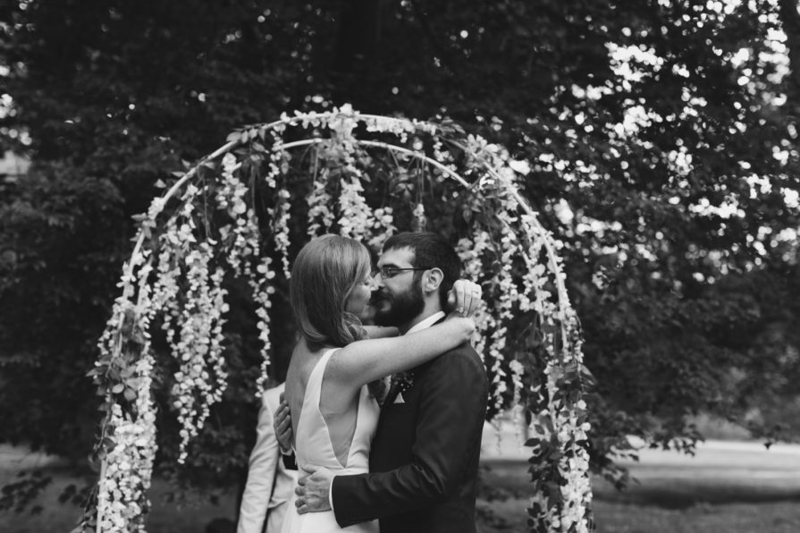 intimate backyard wedding, New Jersey