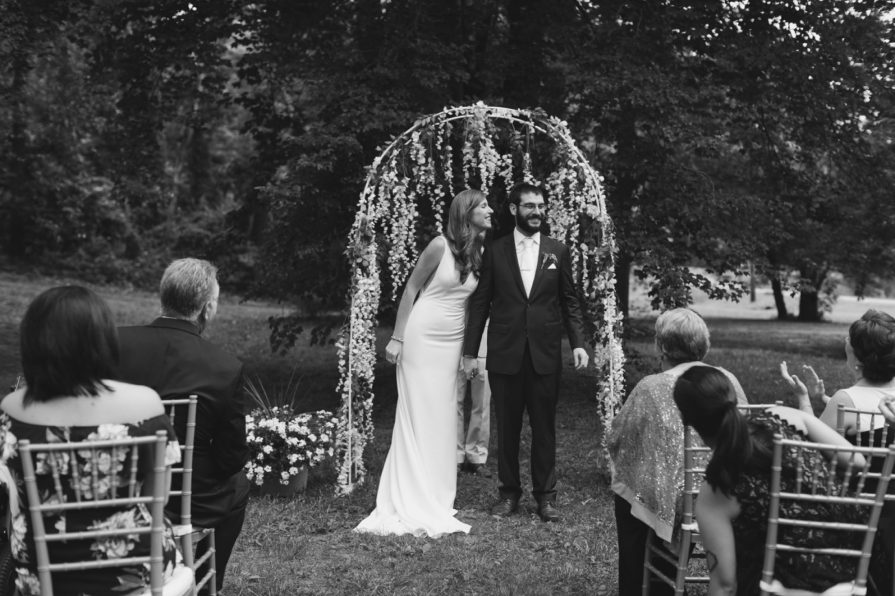 intimate backyard wedding, New Jersey