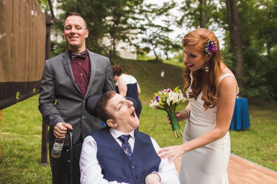intimate backyard wedding, New Jersey