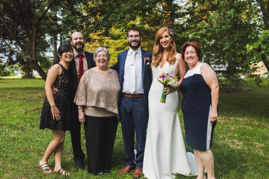 intimate backyard wedding, New Jersey