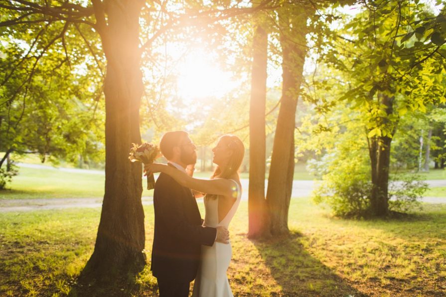 intimate wedding, Philadelphia, backyard