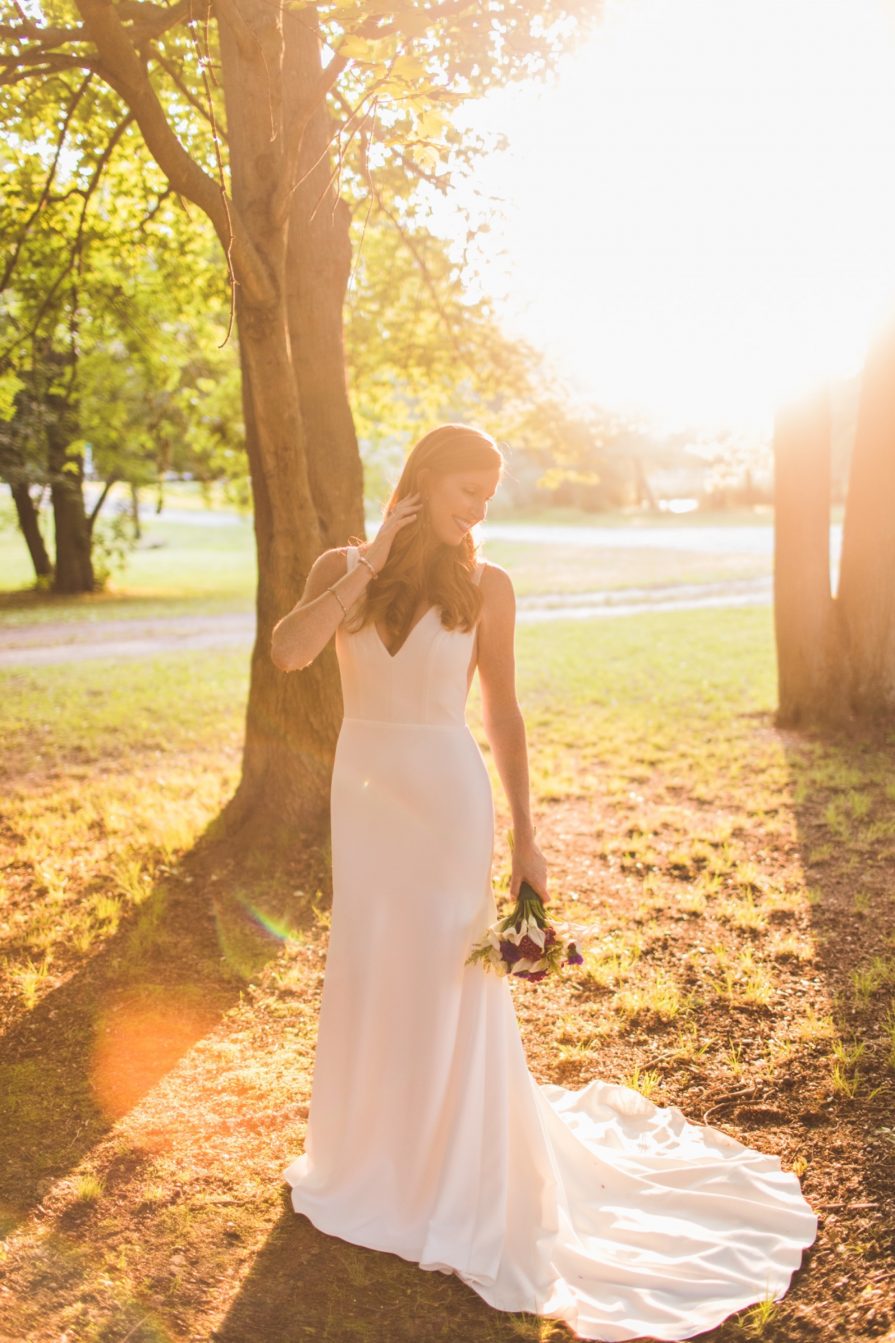 intimate wedding, Philadelphia, backyard