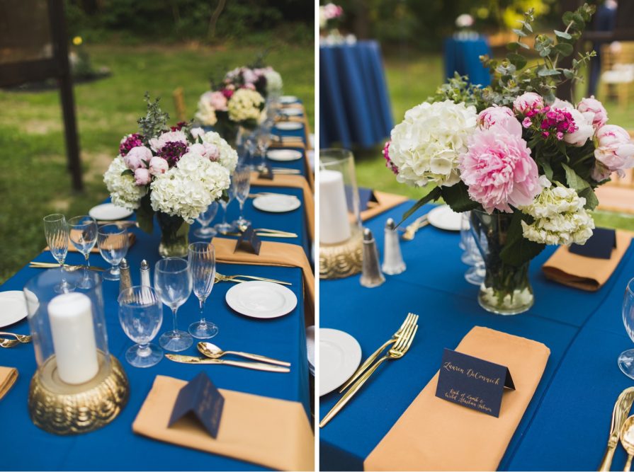 intimate wedding, backyard, dinner, Philadelphia