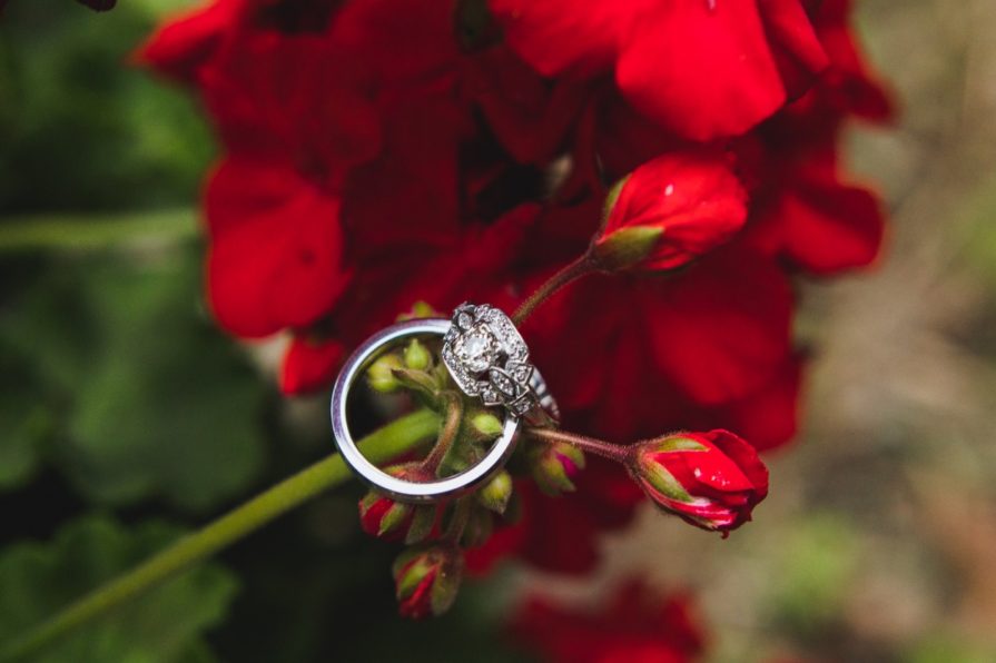 wedding rings, Philadelphia, backyard wedding