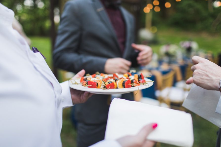 intimate wedding, backyard, dinner, New Jersey