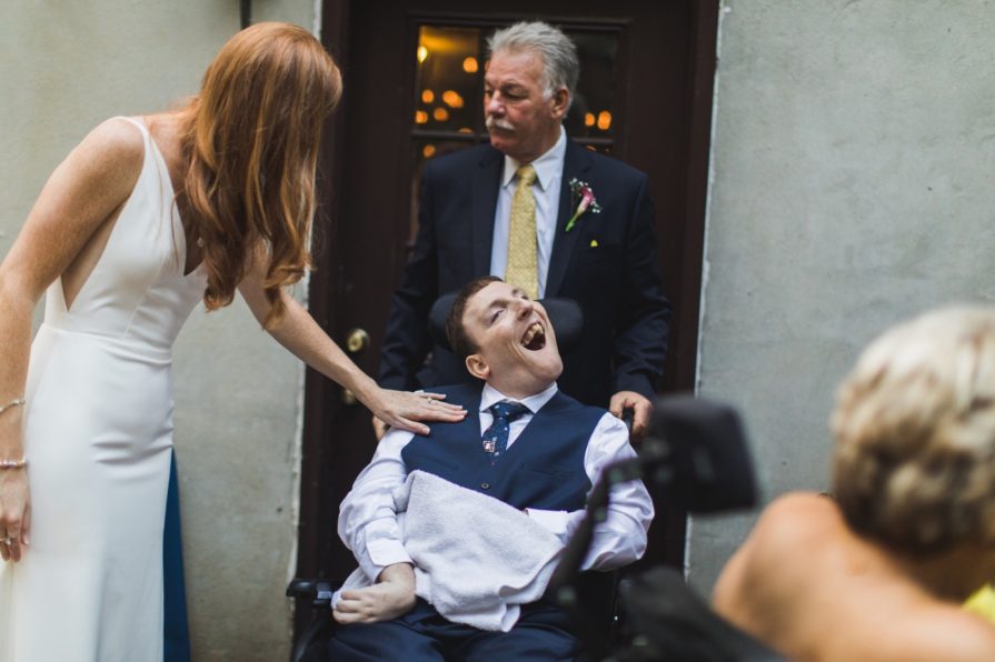 intimate wedding, backyard, dinner, New Jersey