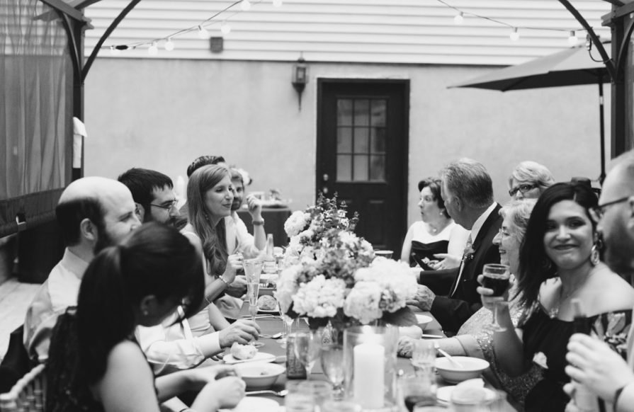 intimate wedding, backyard, dance floor, New Jersey
