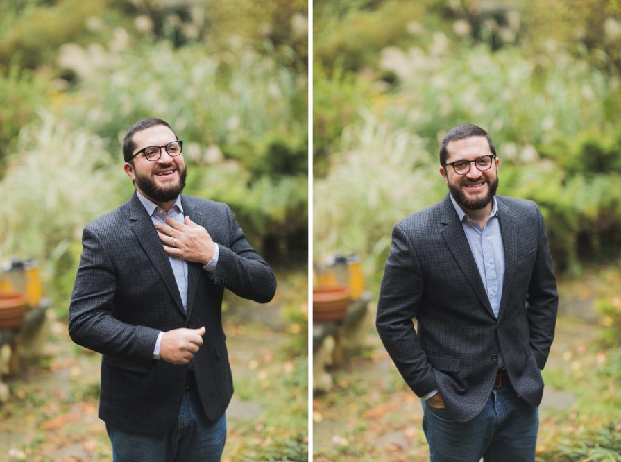 Philadelphia portrait photographer, branding session with Andrew at his home