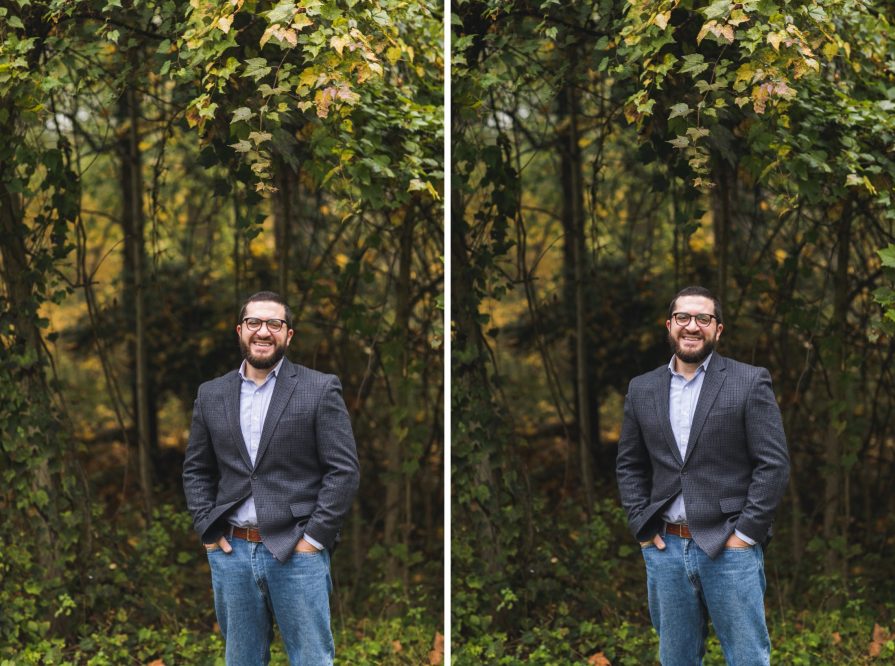 Philadelphia portrait photographer, branding session with Andrew at his home