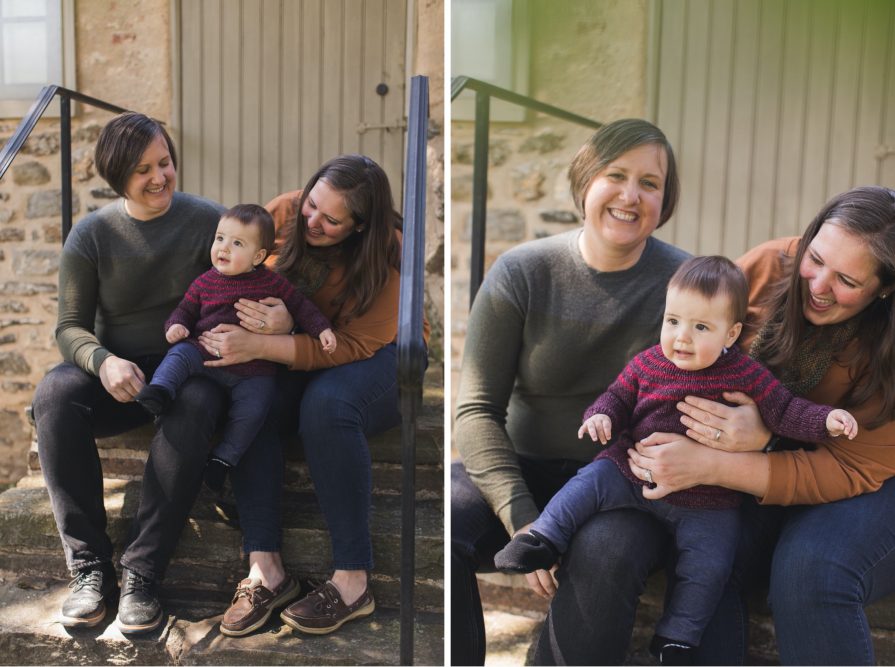 Family session in Philadelphia at Bartram's Garden