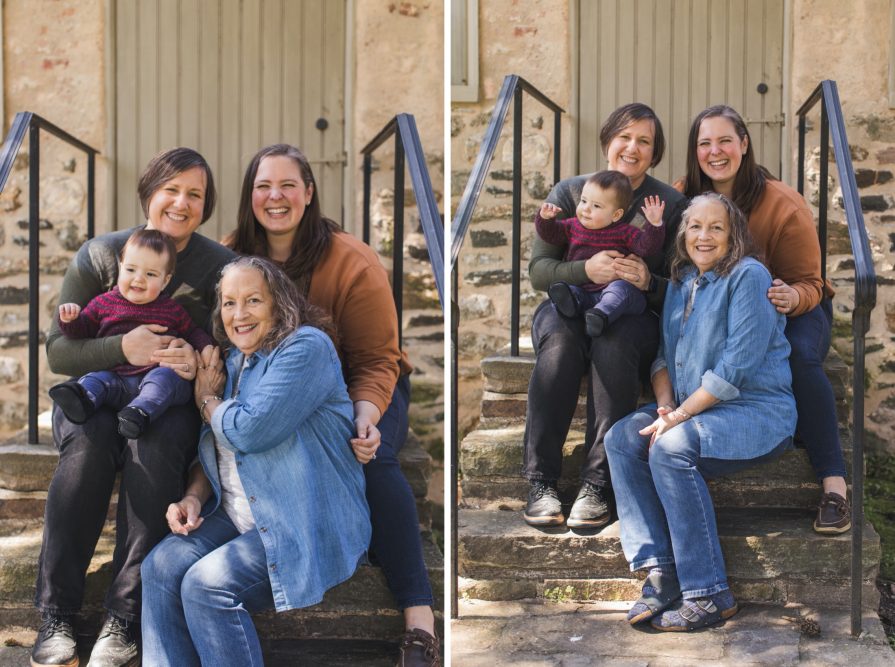 Family session in Philadelphia at Bartram's Garden