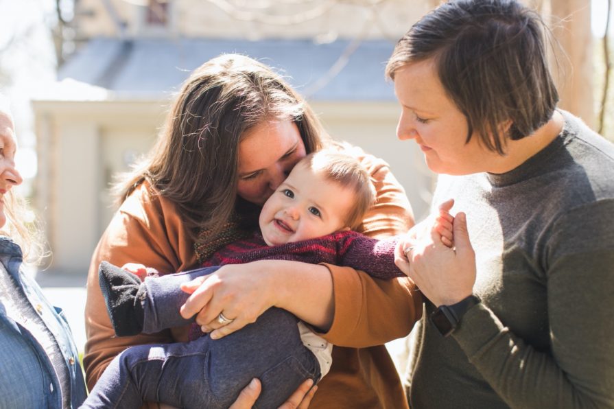 Family session in Philadelphia at Bartram's Garden