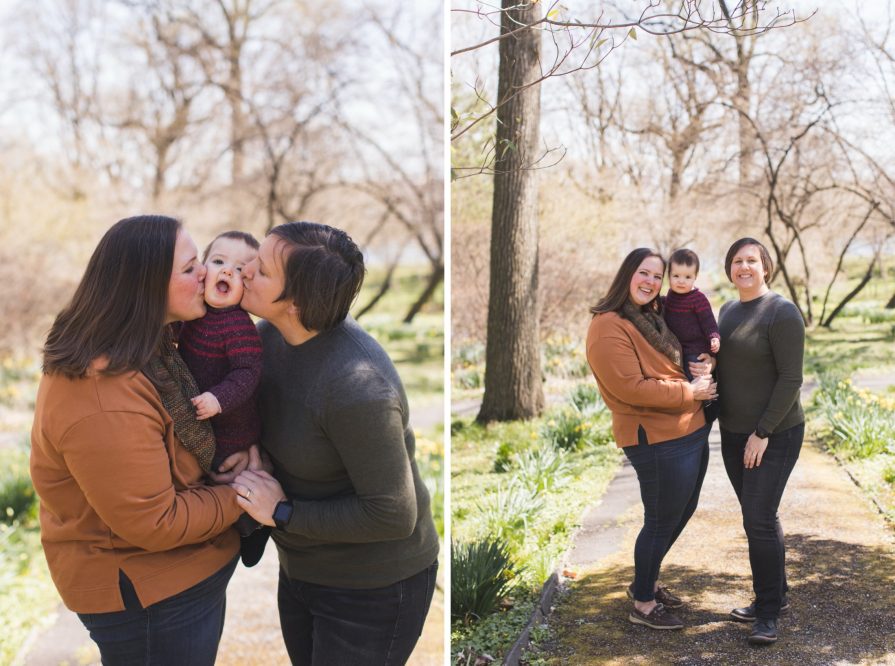 Family session in Philadelphia at Bartram's Garden