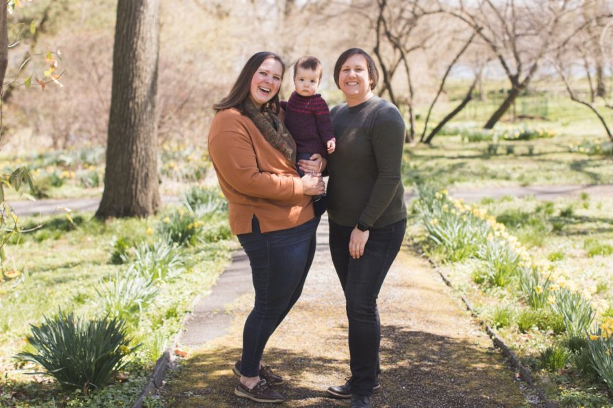 Family session in Philadelphia at Bartram's Garden