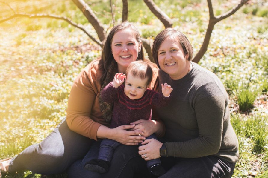 Family session in Philadelphia at Bartram's Garden