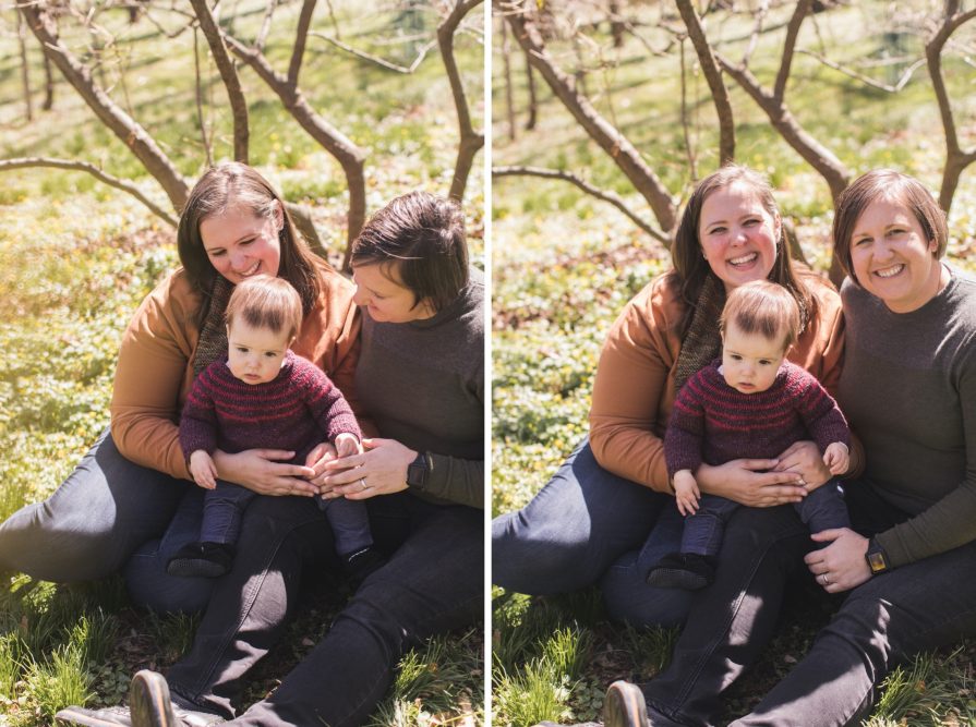 Family session in Philadelphia at Bartram's Garden