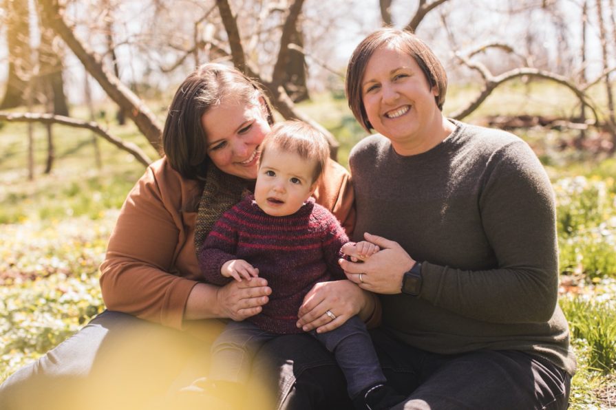 Family session in Philadelphia at Bartram's Garden