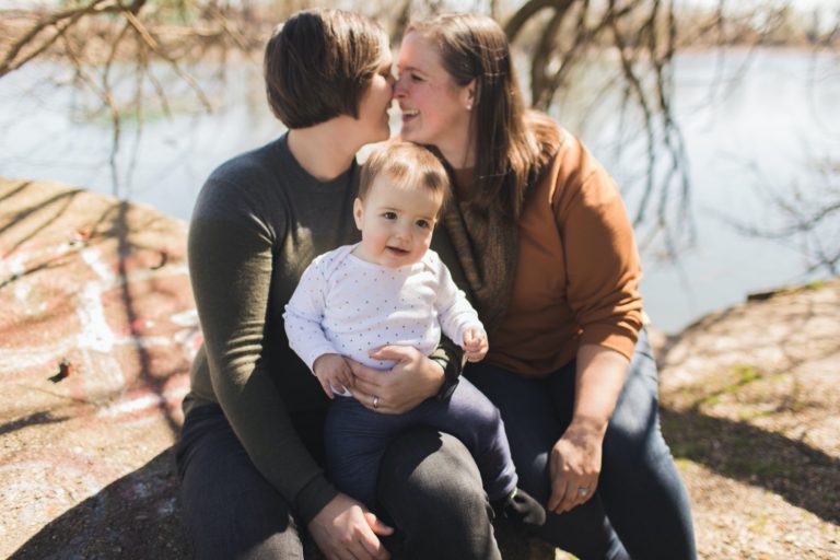 Family session in Philadelphia at Bartram's Garden