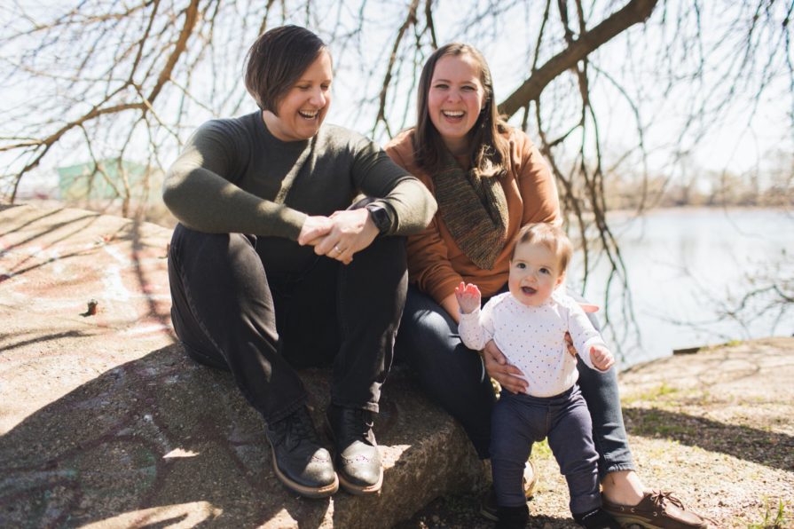 Family session in Philadelphia at Bartram's Garden