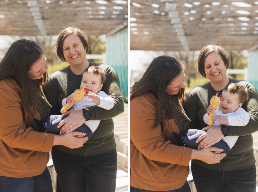 Family session in Philadelphia at Bartram's Garden