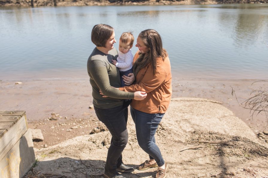Family session in Philadelphia at Bartram's Garden