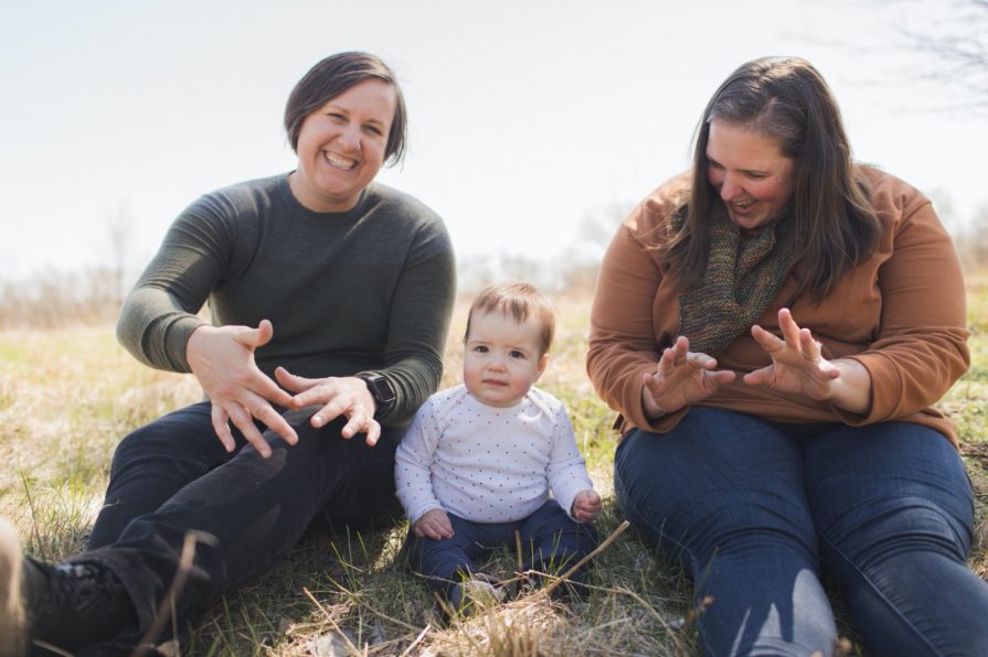 Family session in Philadelphia at Bartram's Garden