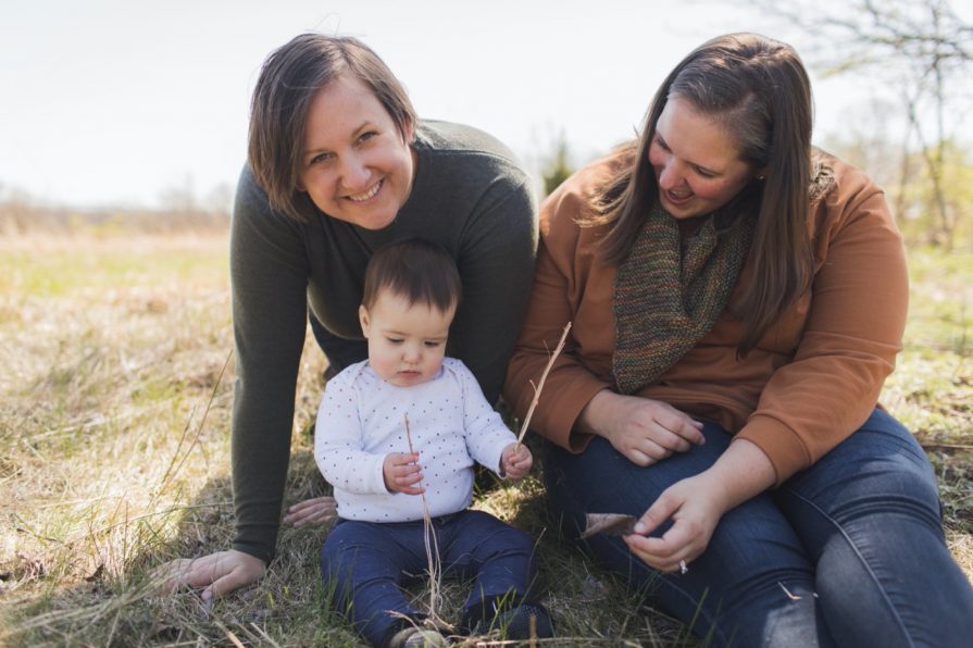 Family session in Philadelphia at Bartram's Garden
