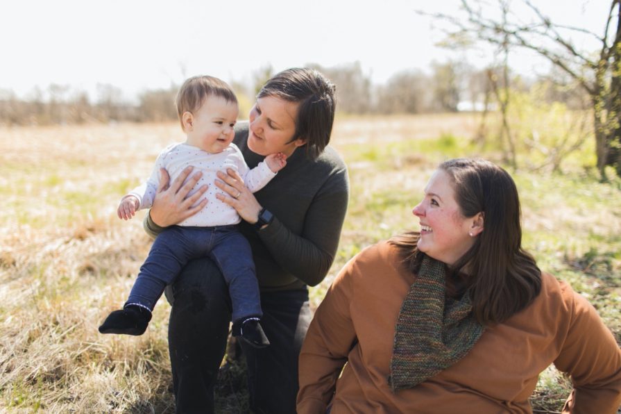 Family session in Philadelphia at Bartram's Garden