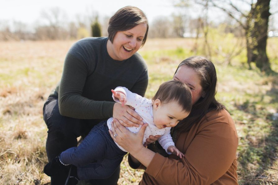 Family session in Philadelphia at Bartram's Garden