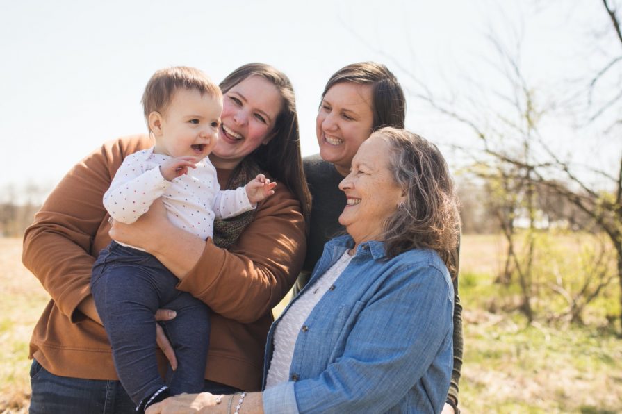 Family session in Philadelphia at Bartram's Garden