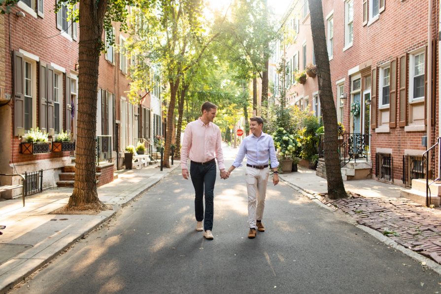 Addison Street, engagement, Philadelphia, LGBTQIA+