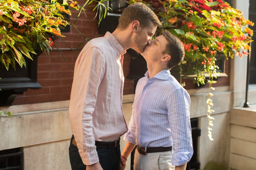Addison Street, engagement, Philadelphia, LGBTQIA+