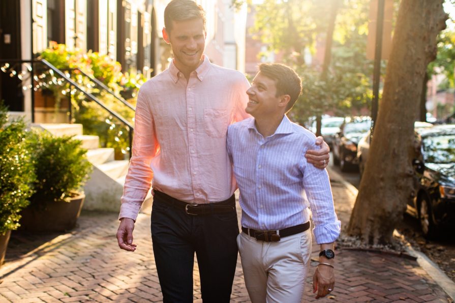 Delancey Street, Philadelphia, engagement, LGBTQIA+