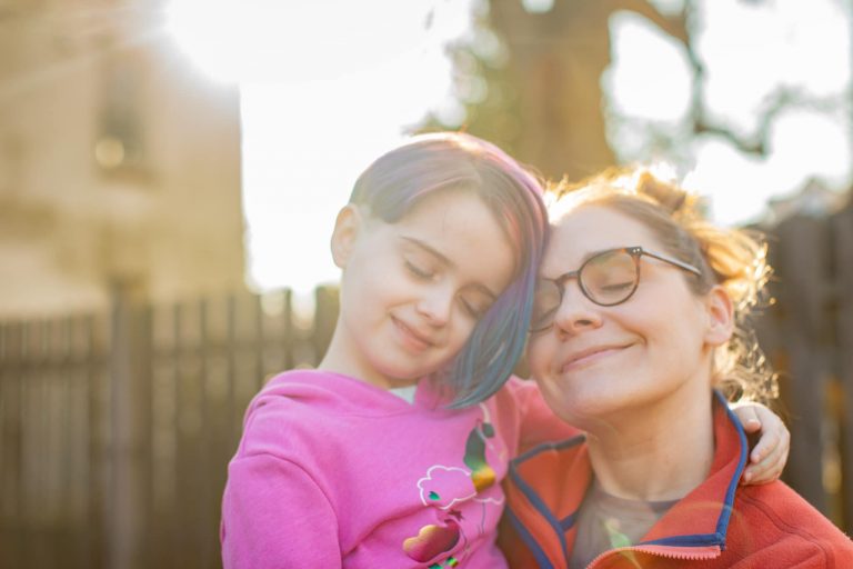non-binary parent and child