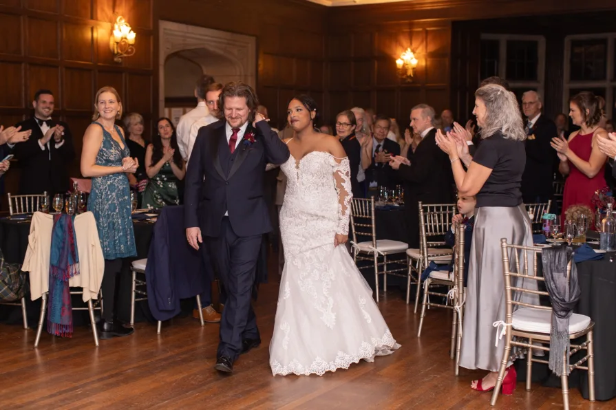 The marriers walk in during their formal entrance at Parque.
