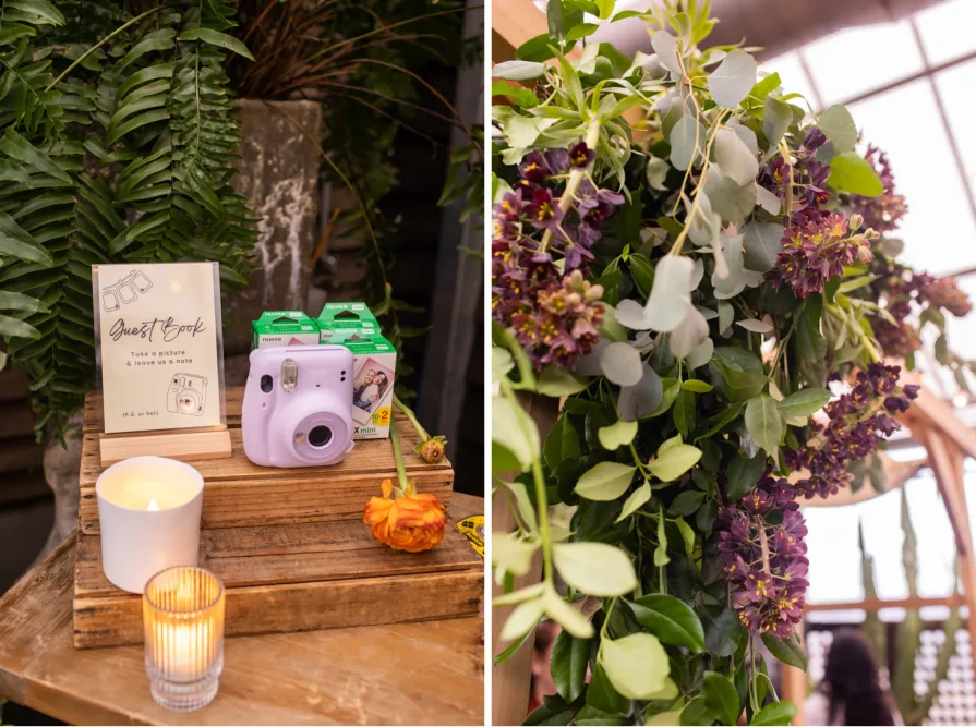 Candids of wedding guests before the ceremony at Terrain at Styer's