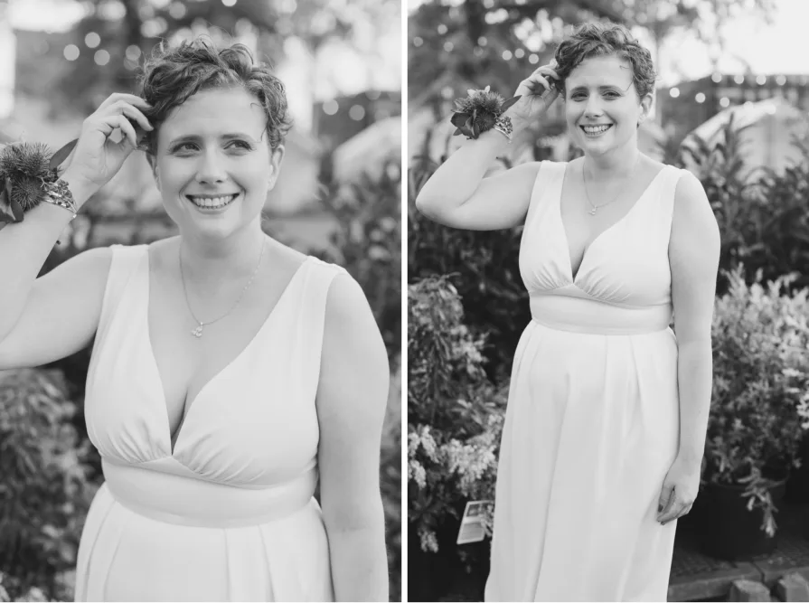 Candids of wedding guests before the ceremony at Terrain at Styer's