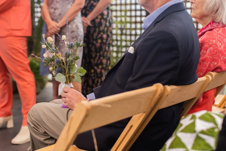 A LGBTQ+ Jewish wedding ceremony at Terrain at Styer's.